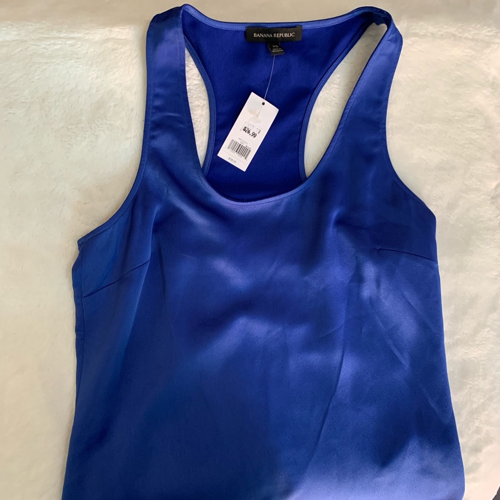 NWT Banana Republic Tank Blue Top